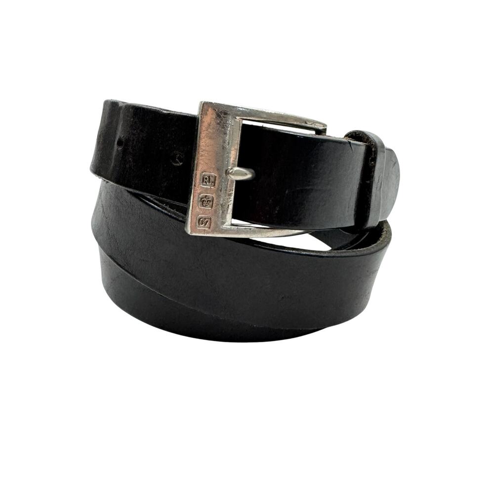 Polo Ralph Lauren Black Leather Belt